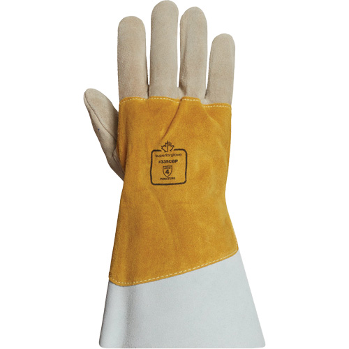 Gants de soudage &agrave; l'arc TIG Endura, Cuir fleur de vache, Taille Petit/7 Maritime Industrial Rubber