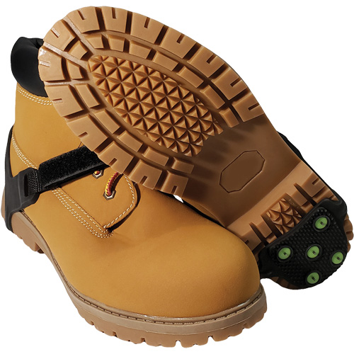 Dispositif de traction de talon Icetred, Caoutchouc/Carbure de tungst&egrave;ne, Traction Crampon, Taille unique Maritime Industrial Rubber