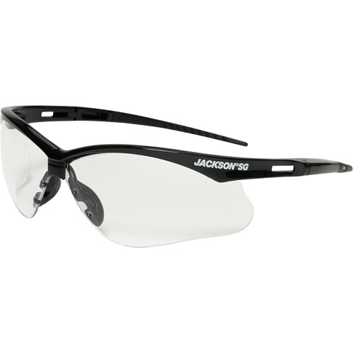 Lunettes de s&eacute;curit&eacute;, Lentille Transparent, Anti-&eacute;gratignures, ANSI Z87+/R&eacute;pond ou surpasse la norme CSA Z94.3 Maritime Industrial Rubber