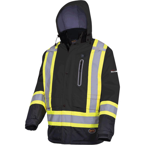 5409 Veste imperm&eacute;able &agrave; isolation thermique, Hommes, Petit, Noir Maritime Industrial Rubber
