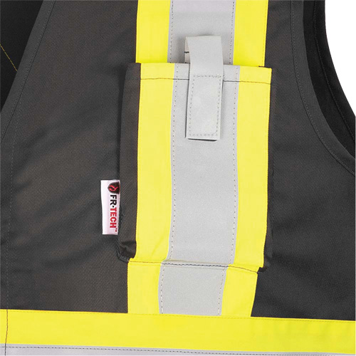7729 Veste r&eacute;sistante aux arcs &eacute;lectriques FR-Tech, Petit, Noir, 10 cal/cm² Maritime Industrial Rubber