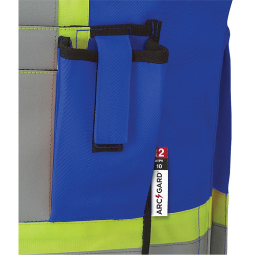 7733 FR-Tech&reg; Flame-Resistant Arc Surveyor's Vest, Small, Royal Blue, 9.7 cal/cm² Maritime Industrial Rubber