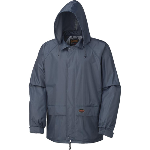 883 Rain Suit, Polyester/PVC, Small, Navy Blue Maritime Industrial Rubber