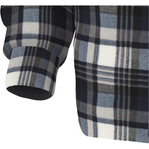 415BG Quilted Hooded Shirt, Men's, X-Small, Multi-Colour Maritime Industrial Rubber