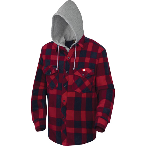 415RB Quilted Hooded Shirt, Men's, Small, Multi-Colour Maritime Industrial Rubber