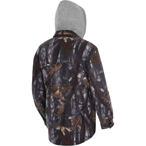 415CM Quilted Hooded Shirt, Men's, X-Small, Multi-Colour Maritime Industrial Rubber