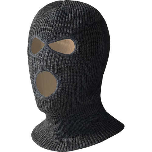 5560A Lined 3-Hole Balaclava, Black Maritime Industrial Rubber