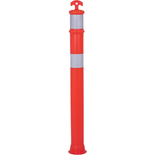 191 Poteau haute visibilit&eacute;, Orange Maritime Industrial Rubber