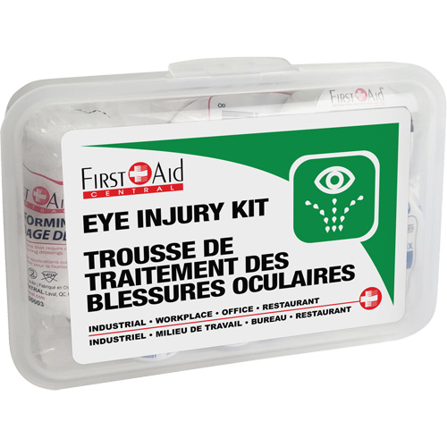 Ensemble pour les l&eacute;sions oculaires, Boîte en plastique Maritime Industrial Rubber