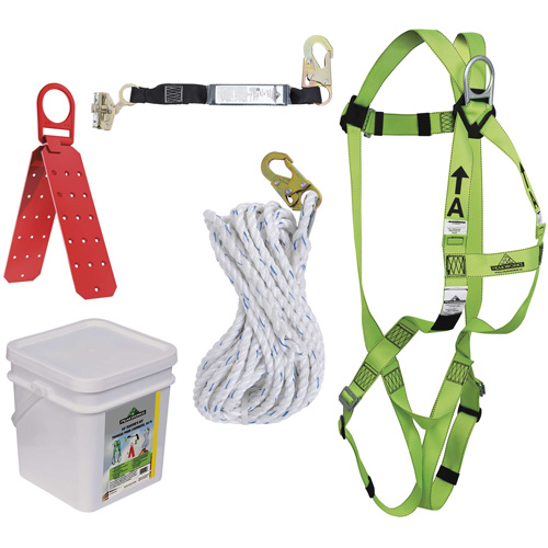 RK4-50 Ensemble de protection contre les chutes, Trousses pour couvreur de toit Maritime Industrial Rubber