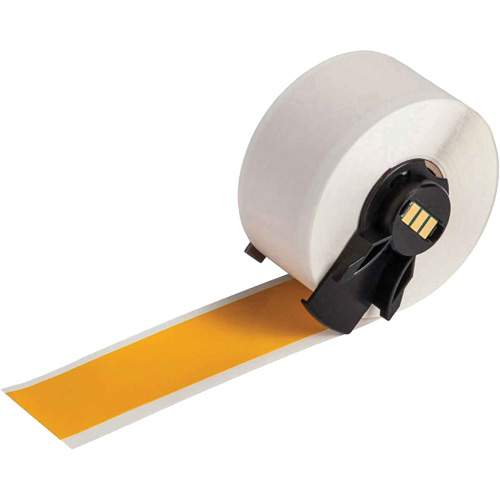 Multi-Purpose Label Tape, Vinyl, Yellow, 1" Width Maritime Industrial Rubber