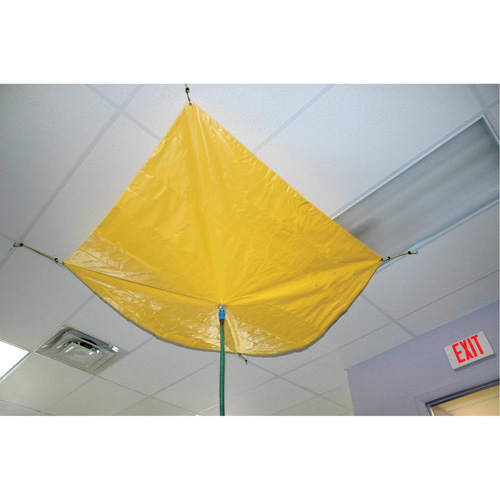 Ultra-Drip Diverter&reg; Roof Drip Diverter, 15' L x 15' W, Vinyl Maritime Industrial Rubber