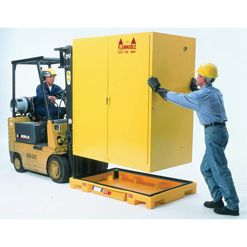 Double Drum Ultra-Safety Cabinet Bladder System, 63" lo x 38,5" la x 6,3" h, Capacit&eacute; de charge 3000 lb Maritime Industrial Rubber
