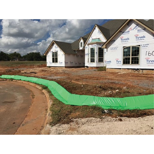Green Ultra-Silt Dike&reg;, 7' L x 5' W Maritime Industrial Rubber