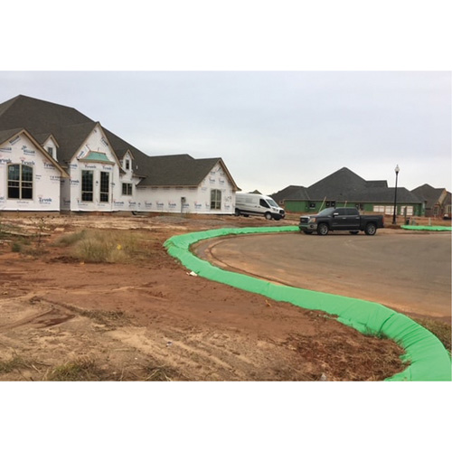 Green Ultra-Silt Dike&reg;, 7' L x 5' W Maritime Industrial Rubber
