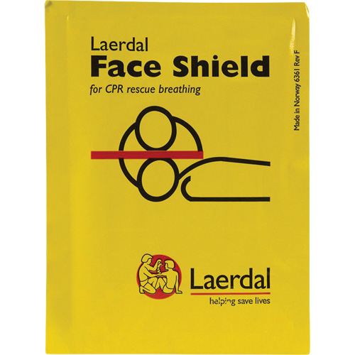 &eacute;cran facial Laerdal, Masque &agrave; usage unique, Classe 1/Classe 2 Maritime Industrial Rubber