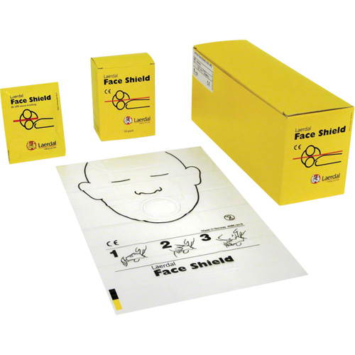 &eacute;cran facial Laerdal, Masque &agrave; usage unique, Classe 1/Classe 2 Maritime Industrial Rubber