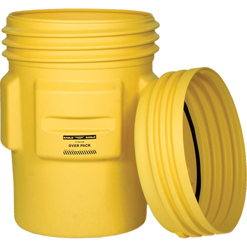 Baril en plastique pour suremballage, 95 gal. US, Stationnaire Maritime Industrial Rubber