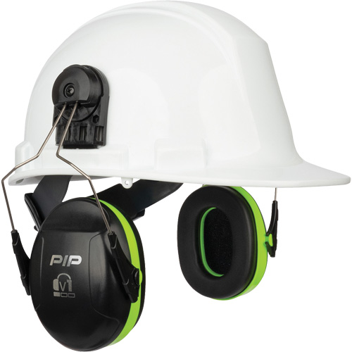 Dynamic V1 Passive Ear Muffs, Cap Mount, 23 NRR dB Maritime Industrial Rubber