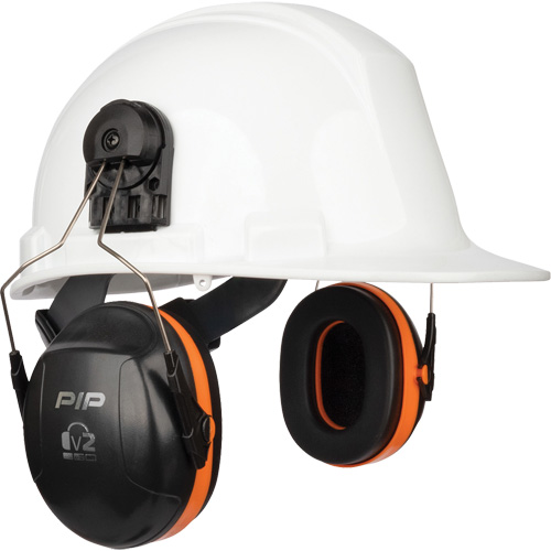 Dynamic V2 Passive Ear Muffs, Cap Mount, 24 NRR dB Maritime Industrial Rubber