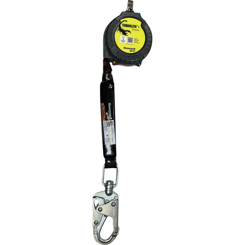 Limiteur de chute personnel Scorpion TurboLite+ Miller, 9', Sangles, Pivotant Maritime Industrial Rubber