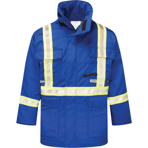 Parka isol&eacute; ignifuge 9 oz Avenger, T-Grand, Bleu royal Maritime Industrial Rubber