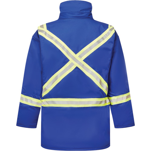 Parka isol&eacute; ignifuge 9 oz Avenger, T-Grand, Bleu royal Maritime Industrial Rubber
