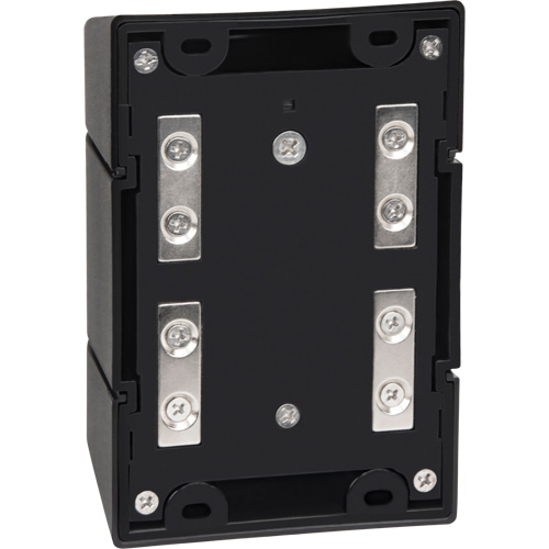 Barri&egrave;re murale magn&eacute;tique avec bande magn&eacute;tique, Plastique, Fixation magn&eacute;tique, 15', Ruban Noir et jaune Maritime Industrial Rubber