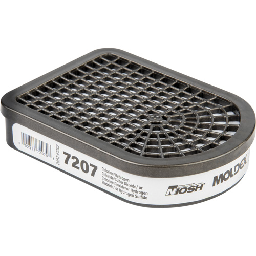 Cartouche pour respirateur semi-rectangulaire, Cartouche gaz/vapeur, Gaz acide Maritime Industrial Rubber