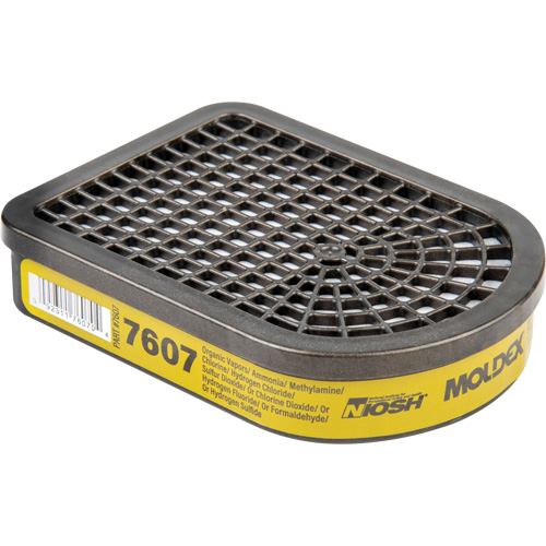 Cartouche pour respirateur semi-rectangulaire, Cartouche gaz/vapeur, Gaz multiples/Vapeurs Maritime Industrial Rubber