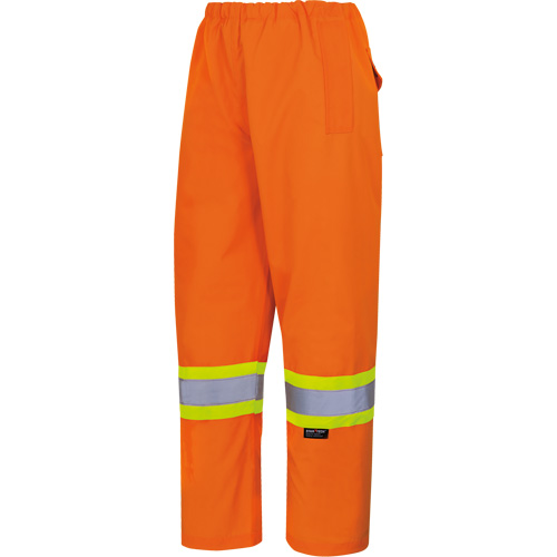 5576 Pantalon de s&eacute;curit&eacute; hydrofuge de 450D, Polyester/Polyur&eacute;thane, Petit, Orange haute visibilit&eacute; Maritime Industrial Rubber