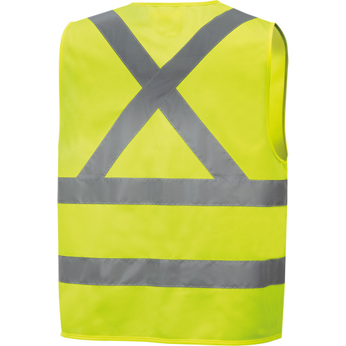 6886 High-Visibility Tricot Safety Vest, High Visibility Lime-Yellow, Small, Polyester Maritime Industrial Rubber