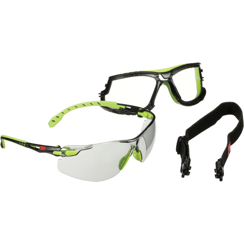 Solus 1000 Series Safety Glasses, Grey Lens, Anti-Fog/Anti-Scratch, ANSI Z87+/Meets/Exceeds CSA Z94.3 Maritime Industrial Rubber