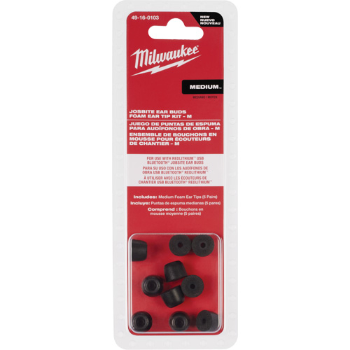 Medium Jobsite Ear Buds Ear Tip Kits Maritime Industrial Rubber