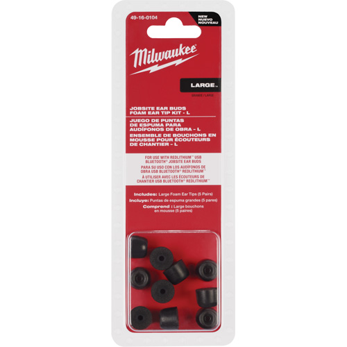 Ensemble de grands embouts pour bouchons d'oreilles de chantier Maritime Industrial Rubber