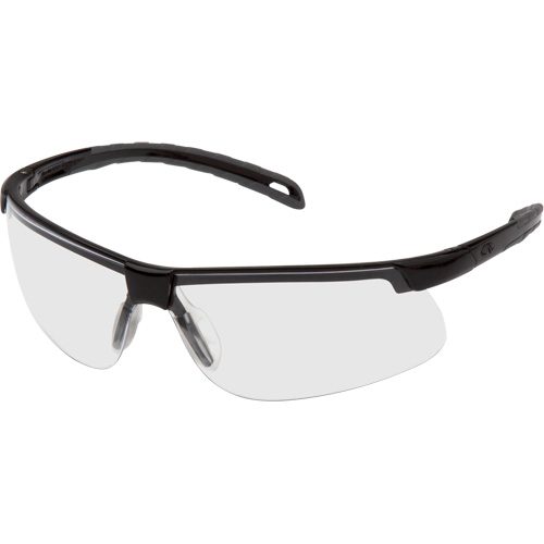 Lunettes de s&eacute;curit&eacute; Ever-Lite, Lentille Transparent, Antibu&eacute;e, ANSI Z87+/R&eacute;pond ou surpasse la norme CSA Z94.3 Maritime Industrial Rubber