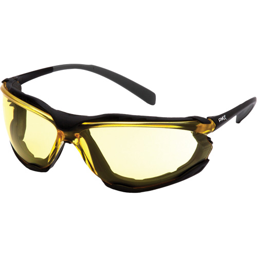 Proximity&reg; Safety Glasses, Amber Lens, Anti-Fog, ANSI Z87+/Meets/Exceeds CSA Z94.3 Maritime Industrial Rubber