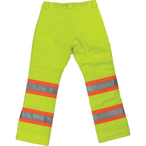 Womens Insulated Flex Safety Pant, Polyester, X-Small, High Visibility Lime-Yellow Maritime Industrial Rubber