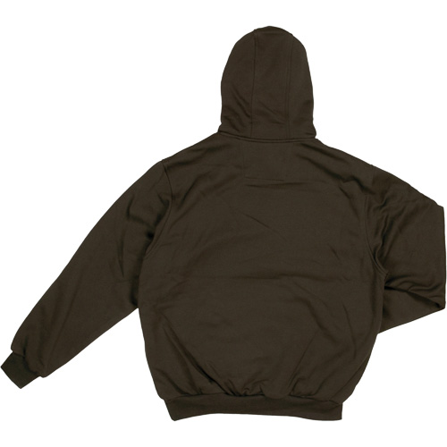 Water Repellent Fleece Pullover Hoodie, Men's, Small, Black Maritime Industrial Rubber