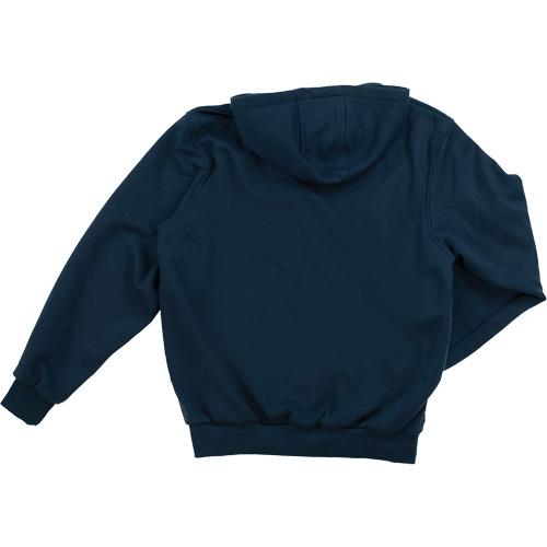 Water Repellent Fleece Pullover Hoodie, Men's, Small, Navy Blue Maritime Industrial Rubber
