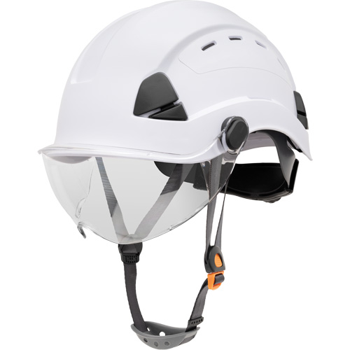 Fibre Metal Safety Helmet, Meets CSA Type 1, Ratchet Suspension, Vented Maritime Industrial Rubber