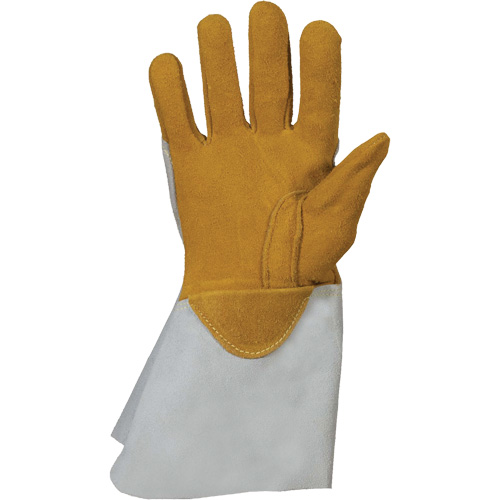 Gants de soudage 335DBP Endura, Cuir de vache refendu/Cuir d'&eacute;lan refendu, Taille Petit Maritime Industrial Rubber