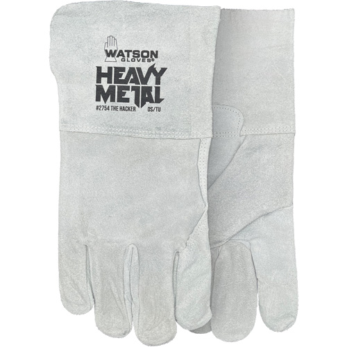 The Hacker Welding Gloves, Split Cowhide, Size One Size Maritime Industrial Rubber