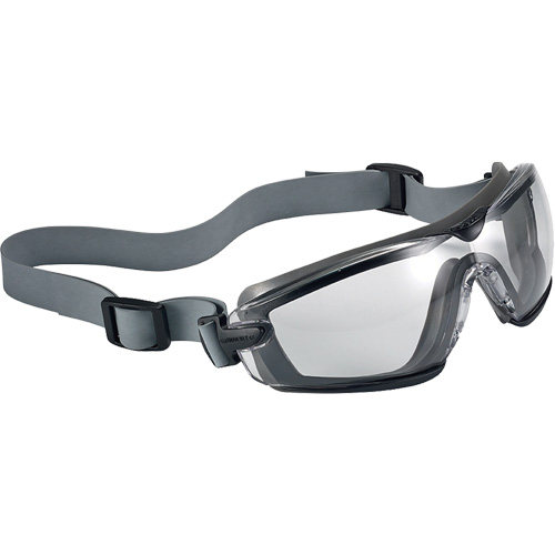Lunettes de s&eacute;curit&eacute; compactes Cobra TPR, Lentille Transparent, Antibu&eacute;e/Anti-&eacute;gratignures, Ventilation Ferm&eacute; Maritime Industrial Rubber