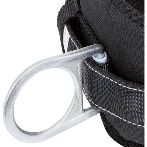 WB-6020-L Dispositif de retenue de s&eacute;curit&eacute; avec ceinture &agrave; deux anneaux en D et support lombaire rembourr&eacute; - Grand Maritime Industrial Rubber