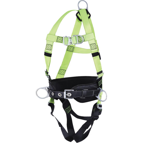 FBH10000L1020-S  Contractor Series Safety Harness with Positioning Belt, CSA Certified, Class ALP, Small Maritime Industrial Rubber
