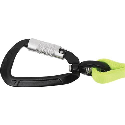 TT-9904 Longe &eacute;troite pour outils, Tendeur, Mousqueton/boucle Maritime Industrial Rubber