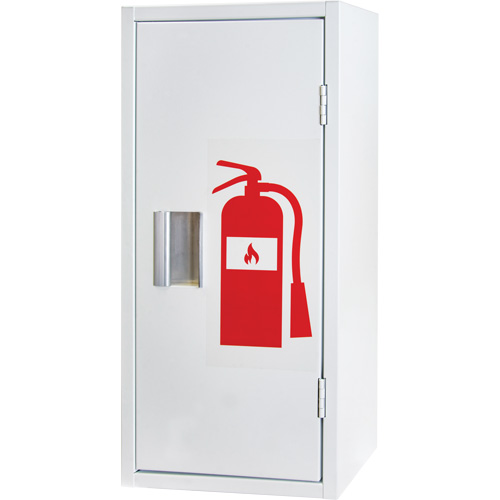 Armoire int&eacute;rieur pour extincteur, 12" la x 26" h x 9" p Maritime Industrial Rubber