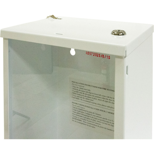 Armoire d'usage l&eacute;ger pour extincteur, 8" la x 22" h x 6" p Maritime Industrial Rubber