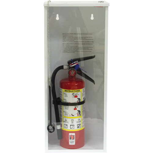 Light-Duty Fire Extinguisher Cabinet, 10" W x 24" H x 6" D Maritime Industrial Rubber